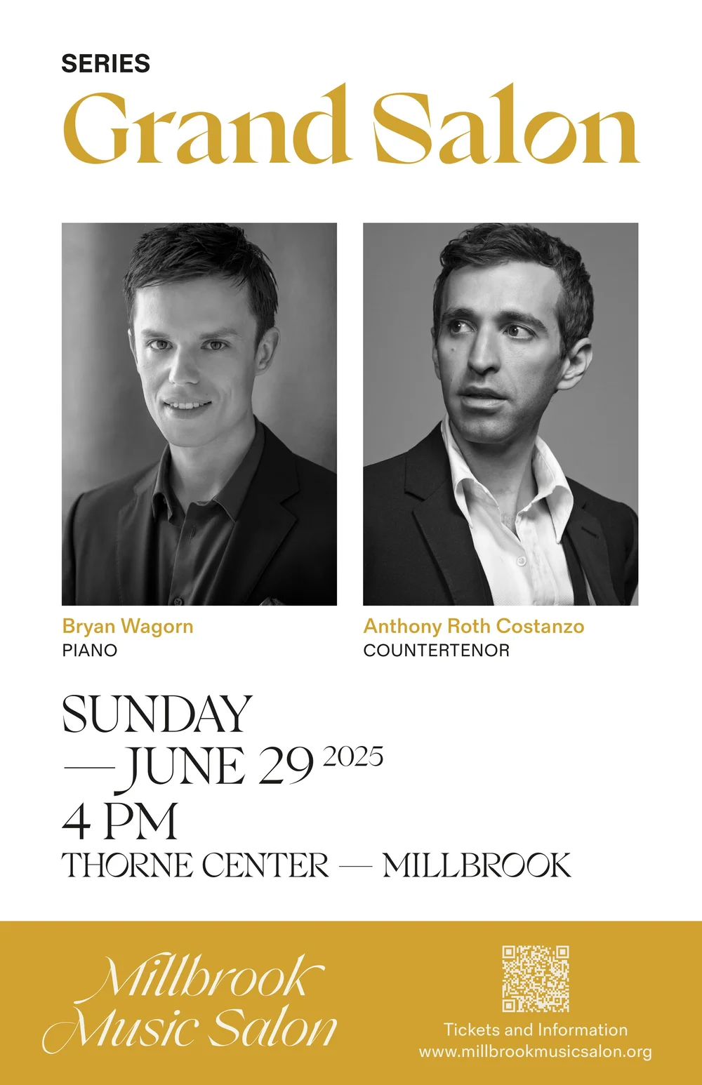 Grand Salon: Anthony Roth Costanzo & Bryan Wagorn