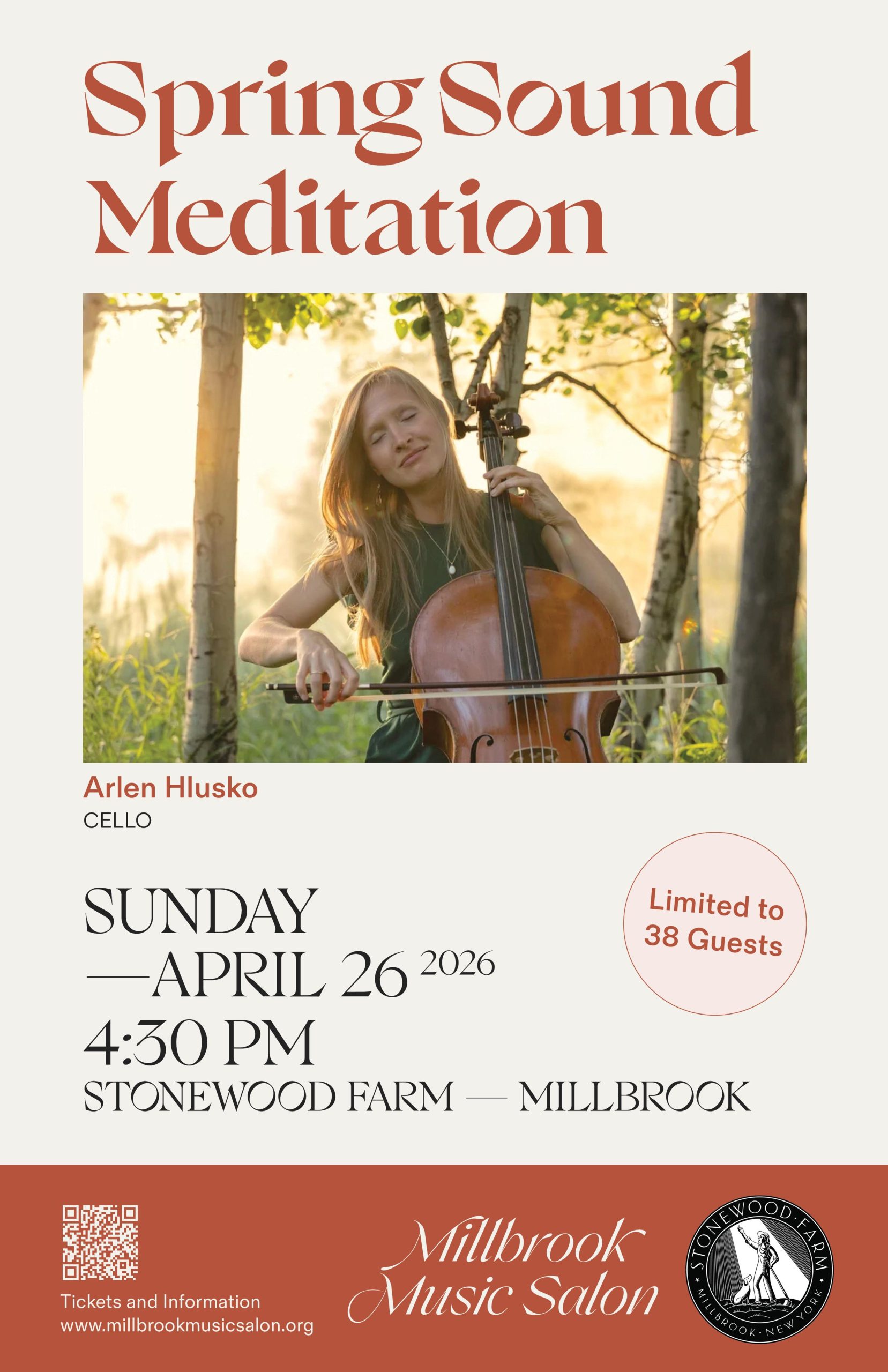 Spring Sound Meditation-  Solo Cello Recital by Arlen Hlusko