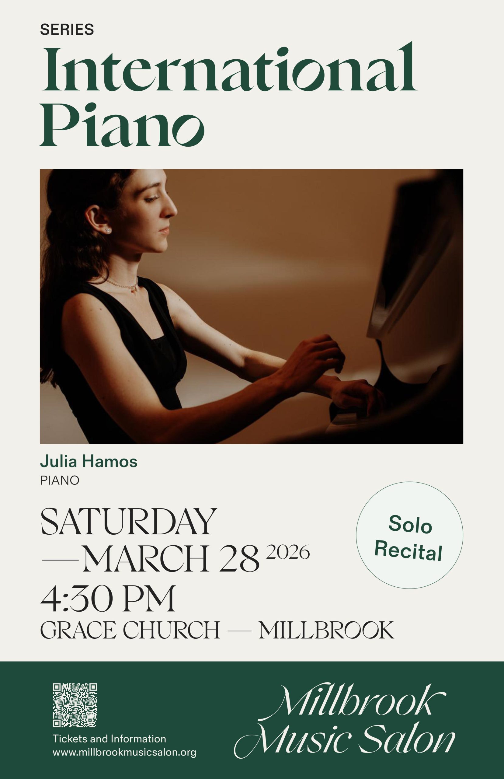 International Piano - Solo Piano Recital - Julia Hamos