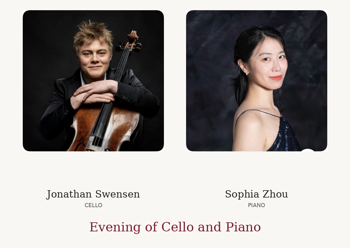 Salon Series - Evening of Cello and Piano